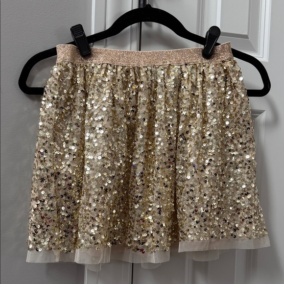 Cat & Jack Other - Gold Girls Sequin Skirt